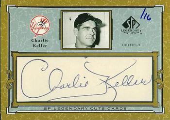 2001 SP Legendary Cuts - Autographs #C-CK Charlie Keller Front