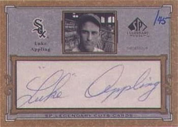 2001 SP Legendary Cuts - Autographs #C-LA Luke Appling Front