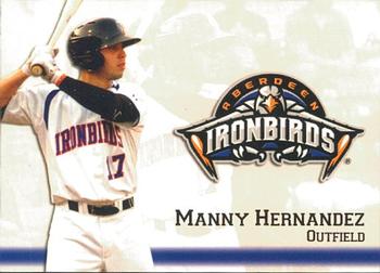 2013 Choice Aberdeen IronBirds #08 Manny Hernandez Front