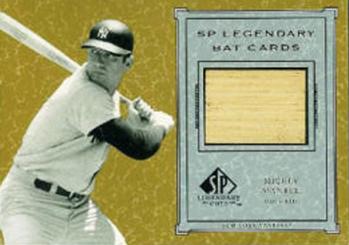 2001 SP Legendary Cuts - Game Bat #B-MM Mickey Mantle Front