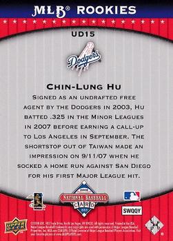 2008 Upper Deck - National Baseball Card Day #UD15 Chin-Lung Hu Back