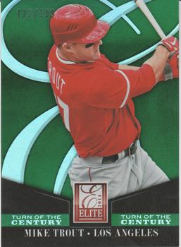 2014 Donruss - 2014 Panini Elite Turn of the Century #22 Mike Trout Front