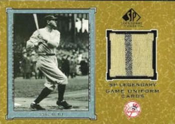 2001 SP Legendary Cuts - Game Jersey #J-BRU Babe Ruth Front