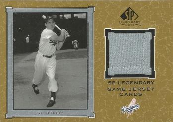 2001 SP Legendary Cuts - Game Jersey #J-GH Gil Hodges Front