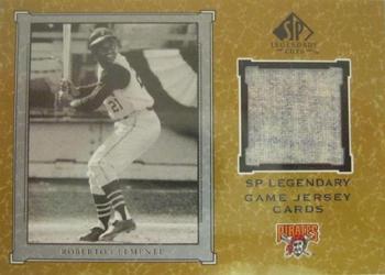 2001 SP Legendary Cuts - Game Jersey #J-RC Roberto Clemente Front