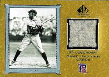 2001 SP Legendary Cuts - Game Jersey #J-TCO Ty Cobb Front