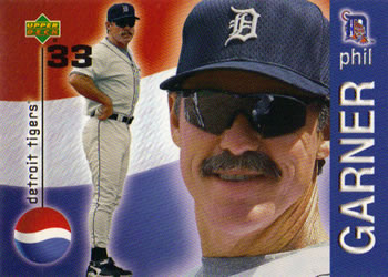 2000 Upper Deck Pepsi Detroit Tigers #9 Phil Garner Front