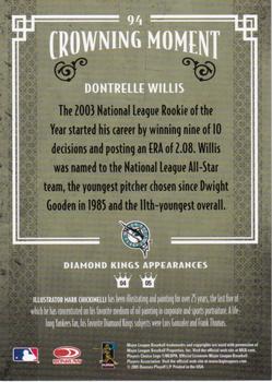 2005 Donruss Diamond Kings - Black and White #94 Dontrelle Willis Back