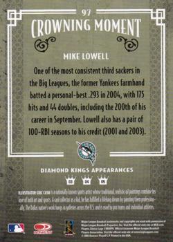 2005 Donruss Diamond Kings - Black and White #97 Mike Lowell Back