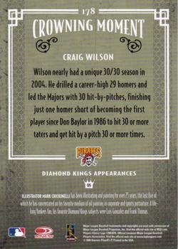 2005 Donruss Diamond Kings - Black and White #178 Craig Wilson Back