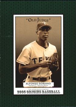 2005 UD Origins - Old Judge #36 Alfonso Soriano Front