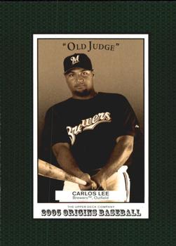 2005 UD Origins - Old Judge #70 Carlos Lee Front