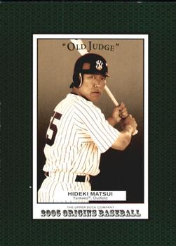 2005 UD Origins - Old Judge #79 Hideki Matsui Front