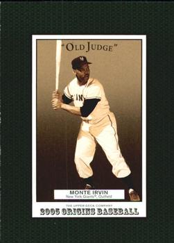2005 UD Origins - Old Judge #136 Monte Irvin Front