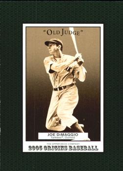 2005 UD Origins - Old Judge #146 Joe DiMaggio Front