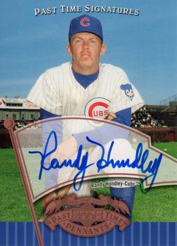 2005 UD Past Time Pennants - Past Time Signatures Bronze #RH Randy Hundley Front