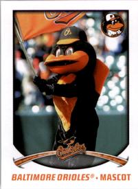 2015 Topps Stickers #10 Oriole Bird Front