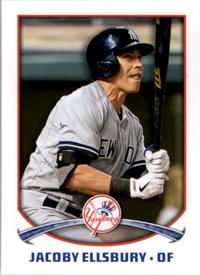 2015 Topps Stickers #21 Jacoby Ellsbury Front