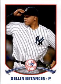 2015 Topps Stickers #25 Dellin Betances Front