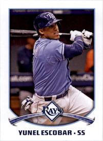 2015 Topps Stickers #32 Yunel Escobar Front