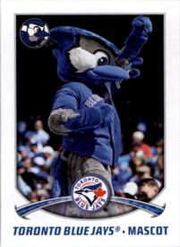 2015 Topps Stickers #46 Blue Jays Mascot Front