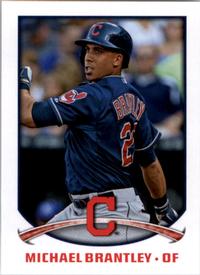 2015 Topps Stickers #58 Michael Brantley Front