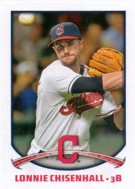 2015 Topps Stickers #63 Lonnie Chisenhall Front