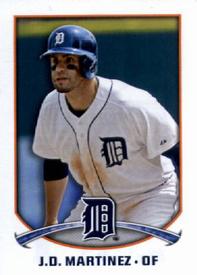 2015 Topps Stickers #69 J.D. Martinez Front