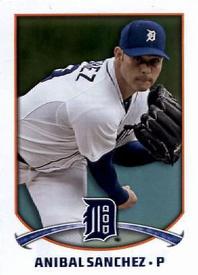 2015 Topps Stickers #71 Anibal Sanchez Front