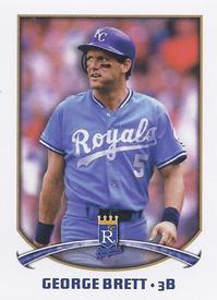 2015 Topps Stickers #76 George Brett Front