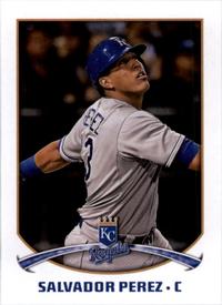 2015 Topps Stickers #77 Salvador Perez Front