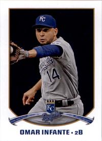 2015 Topps Stickers #79 Omar Infante Front