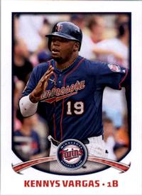 2015 Topps Stickers #86 Kennys Vargas Front
