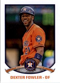 2015 Topps Stickers #107 Dexter Fowler Front