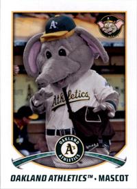 2015 Topps Stickers #118 Athletics Mascot Front