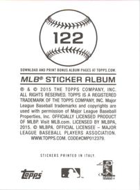 2015 Topps Stickers #122 Felix Hernandez Back