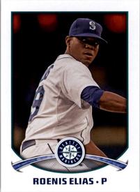 2015 Topps Stickers #124 Roenis Elias Front