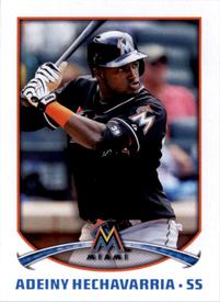 2015 Topps Stickers #183 Adeiny Hechavarria Front