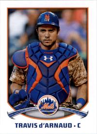 2015 Topps Stickers #186 Travis d'Arnaud Front