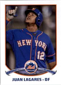 2015 Topps Stickers #190 Juan Lagares Front