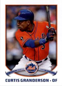 2015 Topps Stickers #191 Curtis Granderson Front