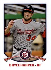 2015 Topps Stickers #203 Bryce Harper Front