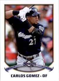2015 Topps Stickers #231 Carlos Gomez Front