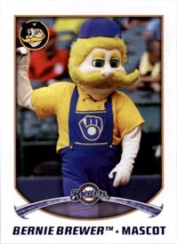 2015 Topps Stickers #238 Bernie Brewer Front