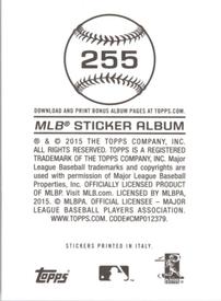 2015 Topps Stickers #255 Yadier Molina Back