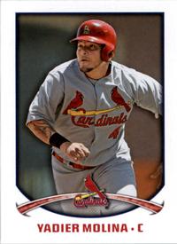 2015 Topps Stickers #255 Yadier Molina Front