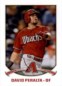 2015 Topps Stickers #258 David Peralta Front