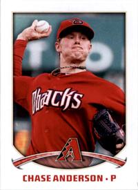2015 Topps Stickers #261 Chase Anderson Front