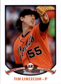 2015 Topps Stickers #295 Tim Lincecum Front