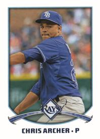 2015 Topps Stickers #30 Chris Archer Front